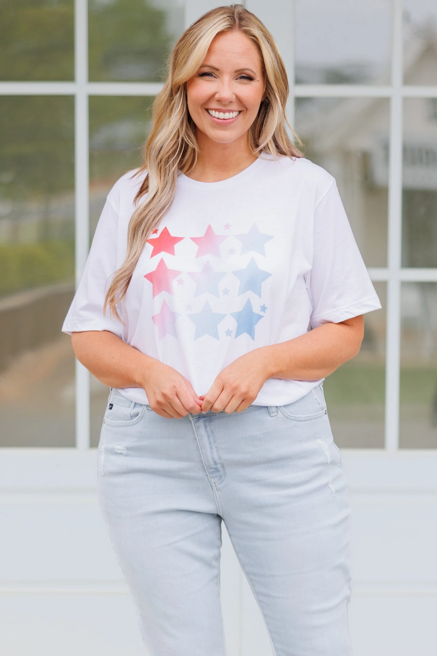 Seeing Bright Stars Tee, White 3 Seeing Bright Stars Tee, White