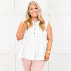 Seeing Stars Ahead Top, White -Chic Soul Store SeeingStarsAheadTop White