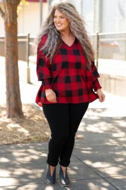 Selfless Love Top, Red 10 Selfless Love Top, Red -Chic Soul Store SelflessLoveTop Red 0517