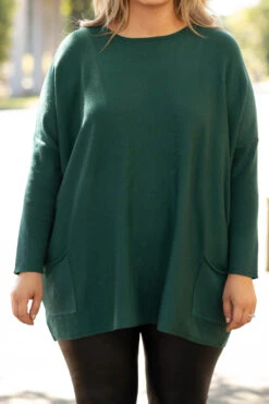 Send Your Approval Tunic, Hunter Green 11 Send Your Approval Tunic, Hunter Green -Chic Soul Store SendYourApprovalTunic HunterGreen