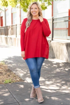 Send Your Approval Tunic, Red 9 Send Your Approval Tunic, Red -Chic Soul Store SendYourApprovalTunic Red 1191