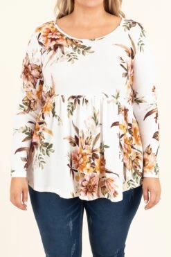 Sending Flowers Top, Ivory 11 Sending Flowers Top, Ivory -Chic Soul Store SendingFlowersTop Ivory 9565