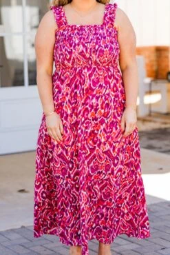 Sending Love To You Dress, Fuchsia 12 Sending Love To You Dress, Fuchsia -Chic Soul Store SendingLoveToYouDress Fuchsia 2