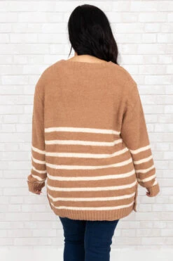 Series Of Notes Sweater, Camel 12 Series Of Notes Sweater, Camel -Chic Soul Store SeriesOfNotesSweater Camel 0042