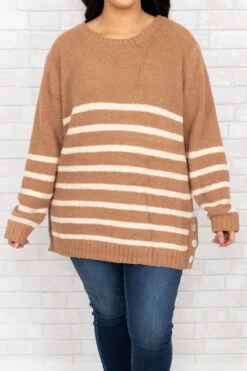 Series Of Notes Sweater, Camel 11 Series Of Notes Sweater, Camel -Chic Soul Store SeriesOfNotesSweater Camel 0043