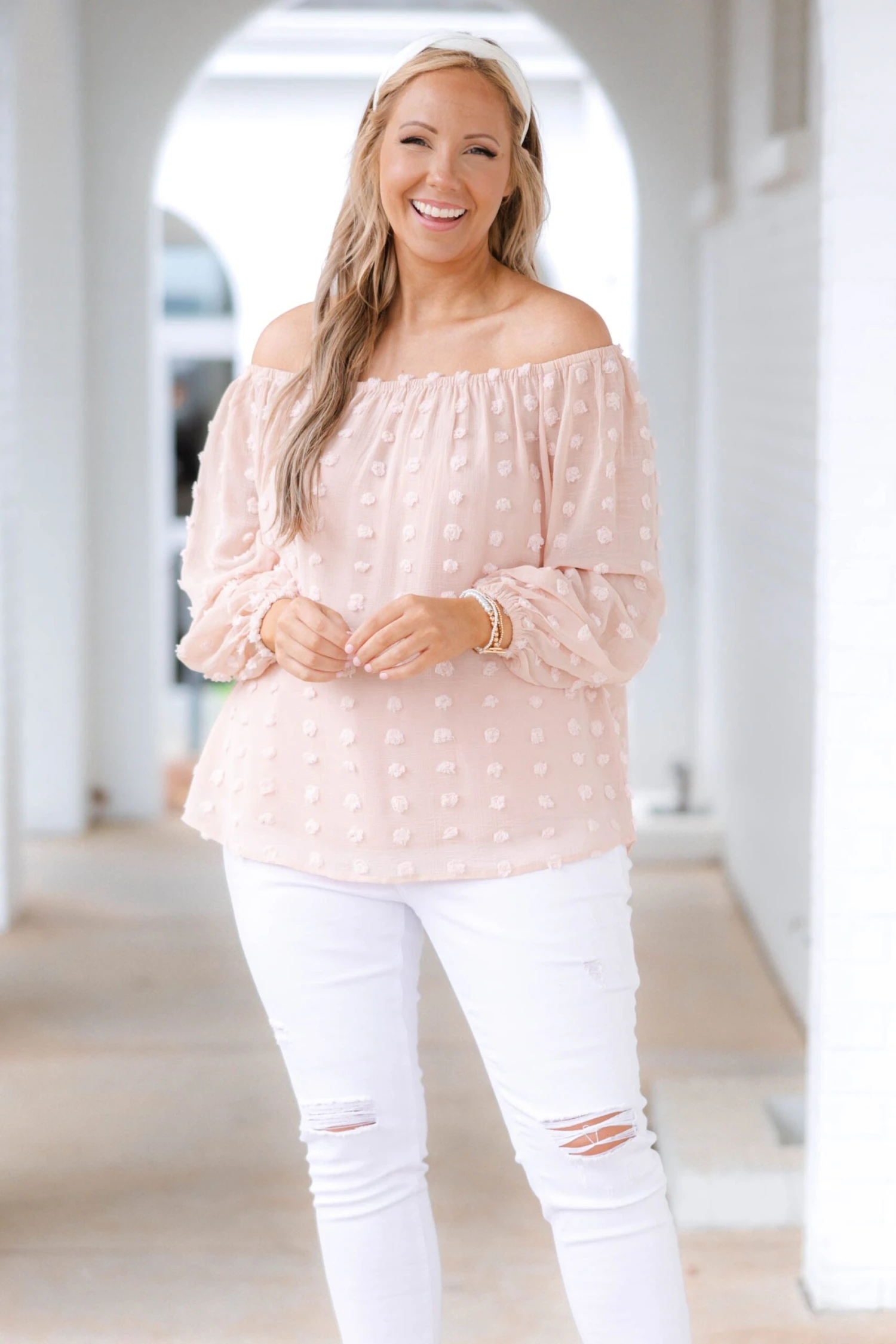 Set My Heart At Ease Top, Peach 3 Set My Heart At Ease Top, Peach