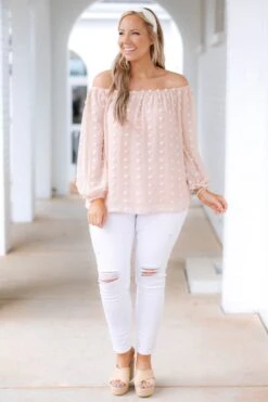 Set My Heart At Ease Top, Peach 10 Set My Heart At Ease Top, Peach -Chic Soul Store SetMyHeartAtEaseTop Peach 24