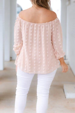 Set My Heart At Ease Top, Peach 12 Set My Heart At Ease Top, Peach -Chic Soul Store SetMyHeartAtEaseTop Peach