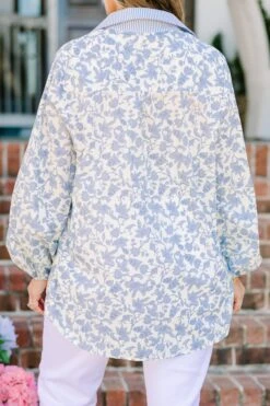 Garden Time Top, Blue Floral 14 Garden Time Top, Blue Floral -Chic Soul Store SettingTheSceneTop Periwinkle 6 0fdc703e 0f1f 4483 9c50 d889747baf6f