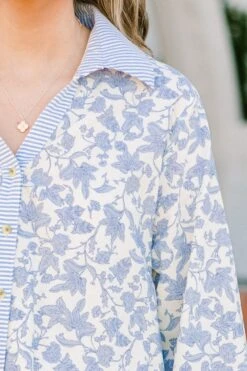 Garden Time Top, Blue Floral 12 Garden Time Top, Blue Floral -Chic Soul Store SettingTheSceneTop Periwinkle 8 44b44b05 b10e 4e48 b022 ea399edd2f48
