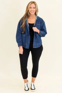 Shades Of You Jacket, Dark Wash -Chic Soul Store ShadesOfYouJacket MediumWash 6