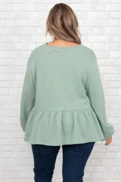 She Loves Me Top, Green -Chic Soul Store SheLovesMeTop Green 9811