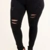 She Ready Jeggings, Black -Chic Soul Store SheReadyJeggings Black 5311