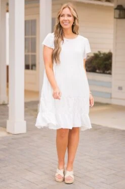 She's A Diamond Dress, White -Chic Soul Store She sADiamondDress White 2