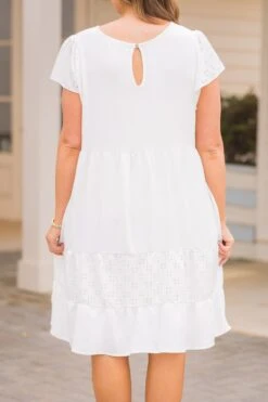 She's A Diamond Dress, White -Chic Soul Store She sADiamondDress White 5