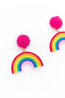 She's A Rainbow Earrings, Multi 8 She's A Rainbow Earrings, Multi -Chic Soul Store She sARainbowEarrings Multi 9676