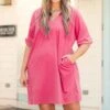 She's Here Dress, Hot Pink -Chic Soul Store She sHereDress HotPink 4