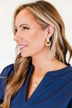 Shifting Stars Earrings, Gold -Chic Soul Store ShiftingStarsEarrings Goldcopy