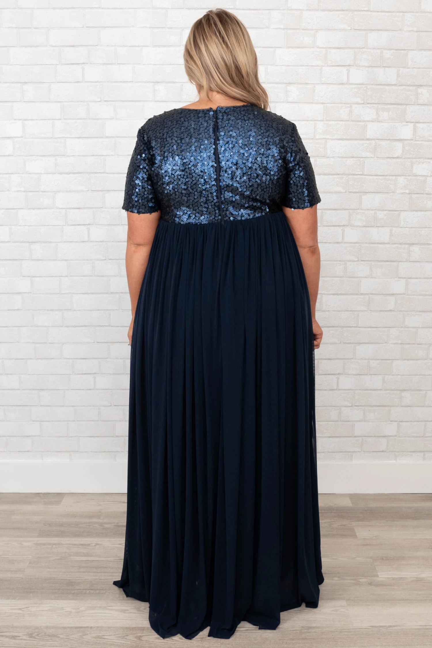 Shining Like A Diamond Dress, Navy 7 Shining Like A Diamond Dress, Navy - Image 5