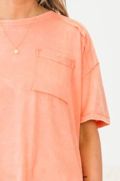 Should We Talk Top, Coral -Chic Soul Store ShouldWeTalkTop Coral 4