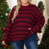 Show Me Your World Sweater, Burgundy 2 Show Me Your World Sweater, Burgundy -Chic Soul Store ShowMeYourWorldSweater Burgundy 7177