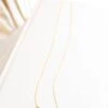 Simple Girl Necklace, Gold -Chic Soul Store SimpleGirlNecklace Gold 9943