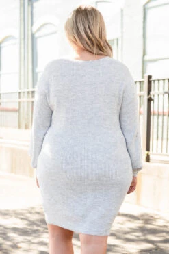 Simply Overjoyed Dress, Gray 12 Simply Overjoyed Dress, Gray -Chic Soul Store SimplyOverjoyedDress Gray 8248