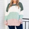 Singing Melodies Sweater, Green -Chic Soul Store SingingMelodiesSweater Green 8029