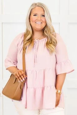 Siren Song Top, Dusty Pink