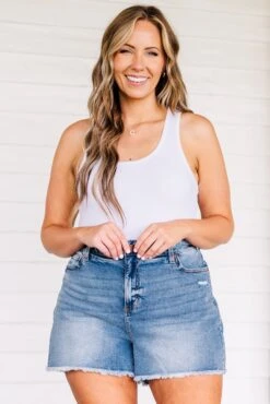 Long Weekend Ahead Jean Shorts, Medium Wash 14 Long Weekend Ahead Jean Shorts, Medium Wash -Chic Soul Store SittingOnTheDockJeanShorts MediumWash 3 ccb4327e 5480 44ed 965a d6ba26bb3f90