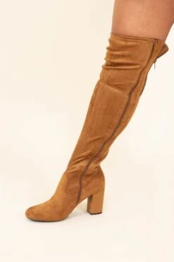 Slaying Suede Boots, New Tan 10 Slaying Suede Boots, New Tan -Chic Soul Store SlayingSuedeBooties NewTan 4