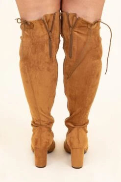 Slaying Suede Boots, New Tan 12 Slaying Suede Boots, New Tan -Chic Soul Store SlayingSuedeBooties NewTan 5