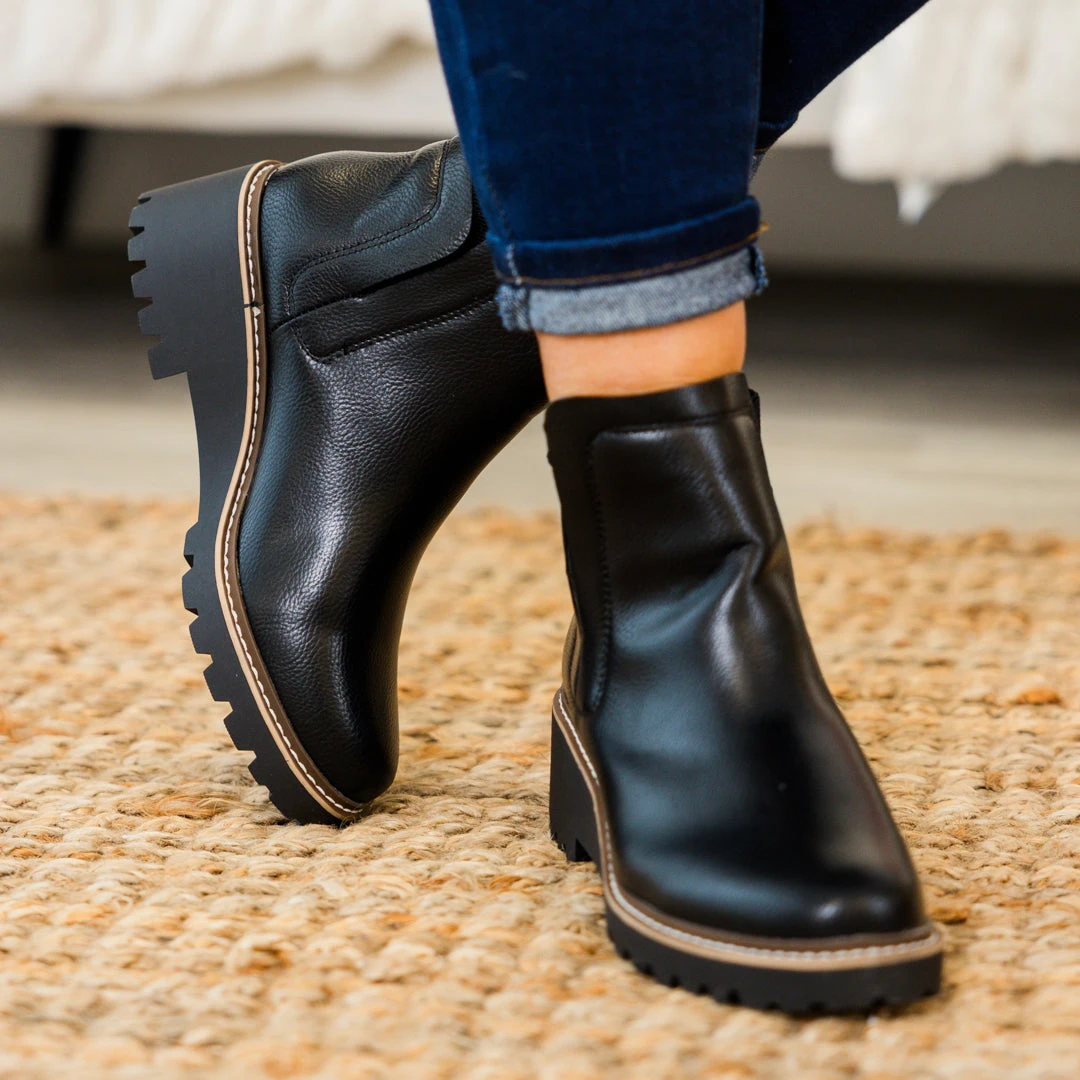 Sleek Street Booties, Black 3 Sleek Street Booties, Black
