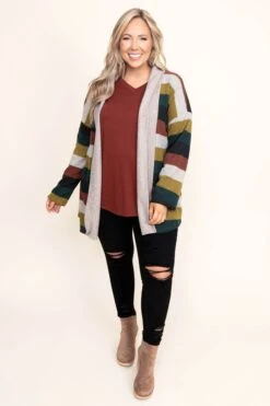 Slowing Down Cardigan, Olive 10 Slowing Down Cardigan, Olive -Chic Soul Store SlowingDownCardigan Olive 5