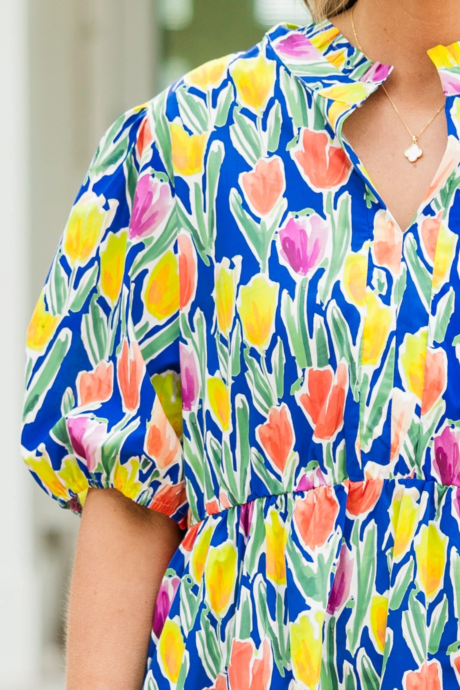 Smiles On Repeat Dress, Blue 6 Smiles On Repeat Dress, Blue - Image 4