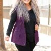 So Carefree Vest, Dark Plum -Chic Soul Store SoCarefreeVest DarkPlum 0598