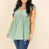 So Much Caring Top, Sage 1 So Much Caring Top, Sage -Chic Soul Store SoMuchCaringTop Sage4