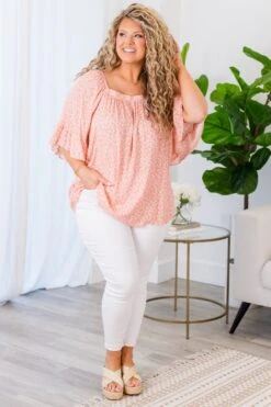 Soaking In The Joy Top, Salmon -Chic Soul Store SoakingInTheJoyTop Salmon 6