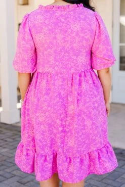 Soft And Sound Dress, Pink -Chic Soul Store SoftAndSoundDress Pink