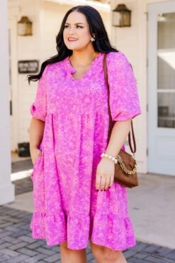 Soft And Sound Dress, Pink