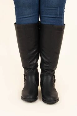 Solely Mine Wide Calf Boots, Black 12 Solely Mine Wide Calf Boots, Black -Chic Soul Store SolelyMineWideCalfBoots Black 3