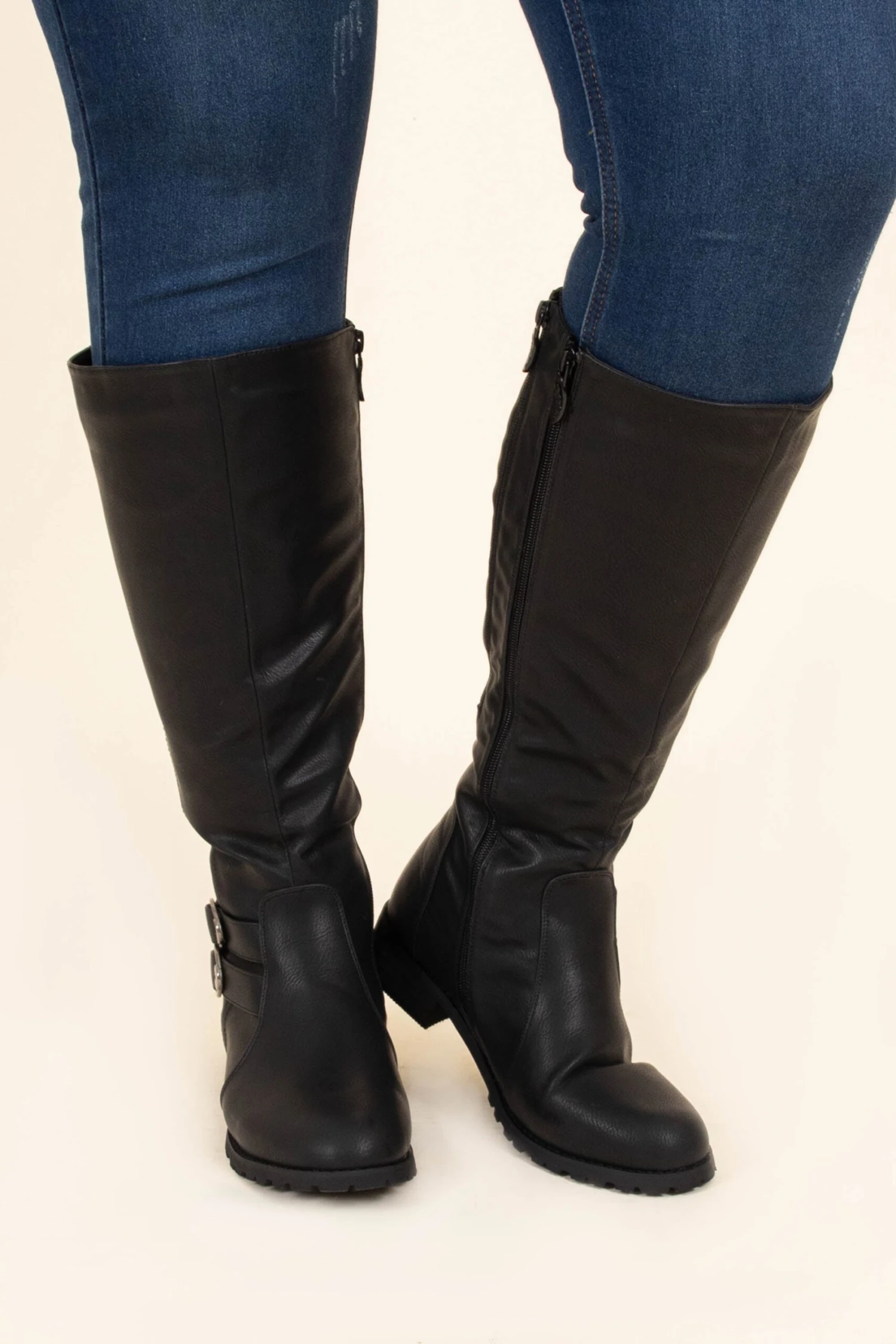 Solely Mine Wide Calf Boots, Black 3 Solely Mine Wide Calf Boots, Black