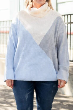 Solving Problems Sweater, Blue Multi 11 Solving Problems Sweater, Blue Multi -Chic Soul Store SolvingProblemsSweater BlueMulti 8062