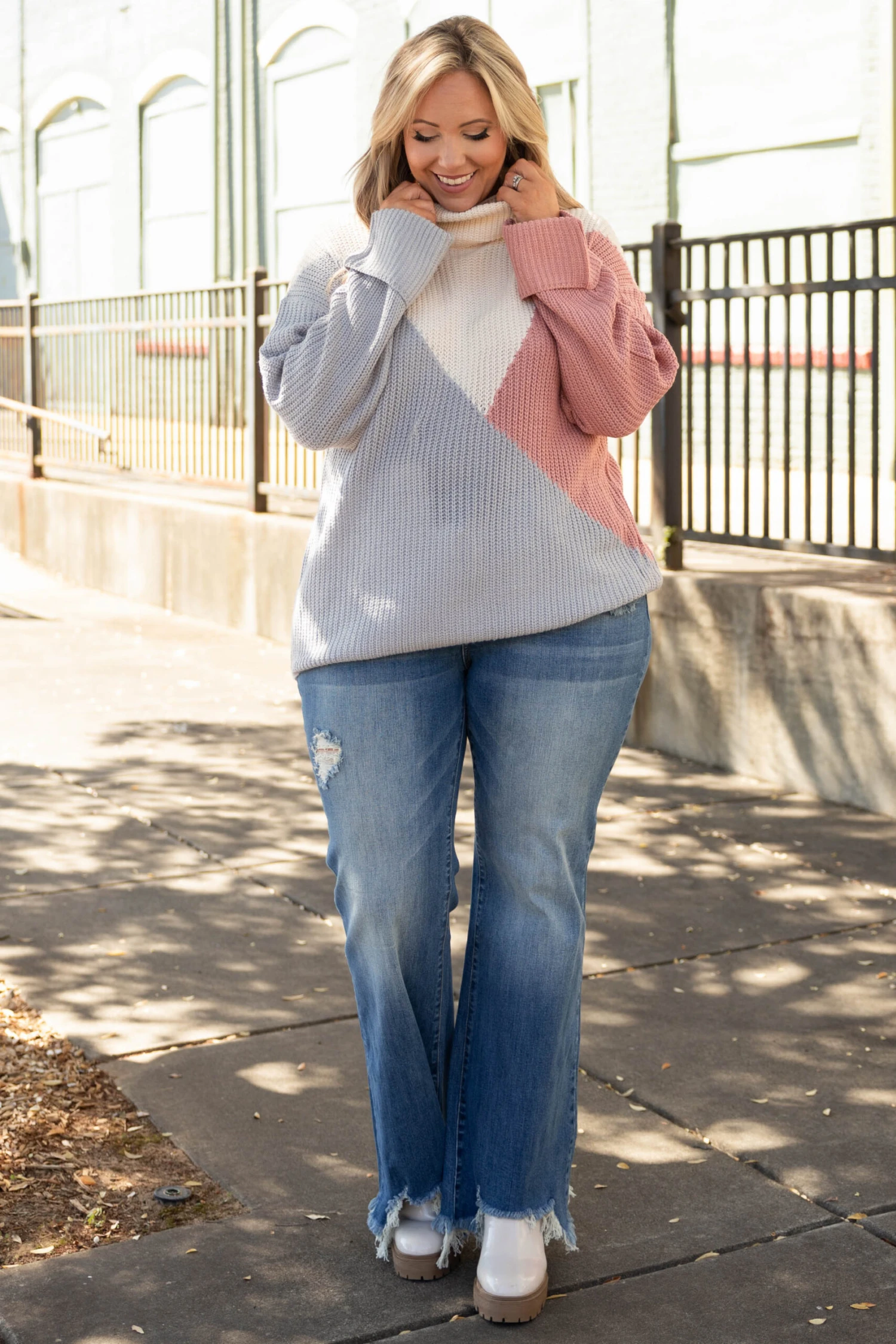 Solving Problems Sweater, Pink Multi 4 Solving Problems Sweater, Pink Multi - Image 2