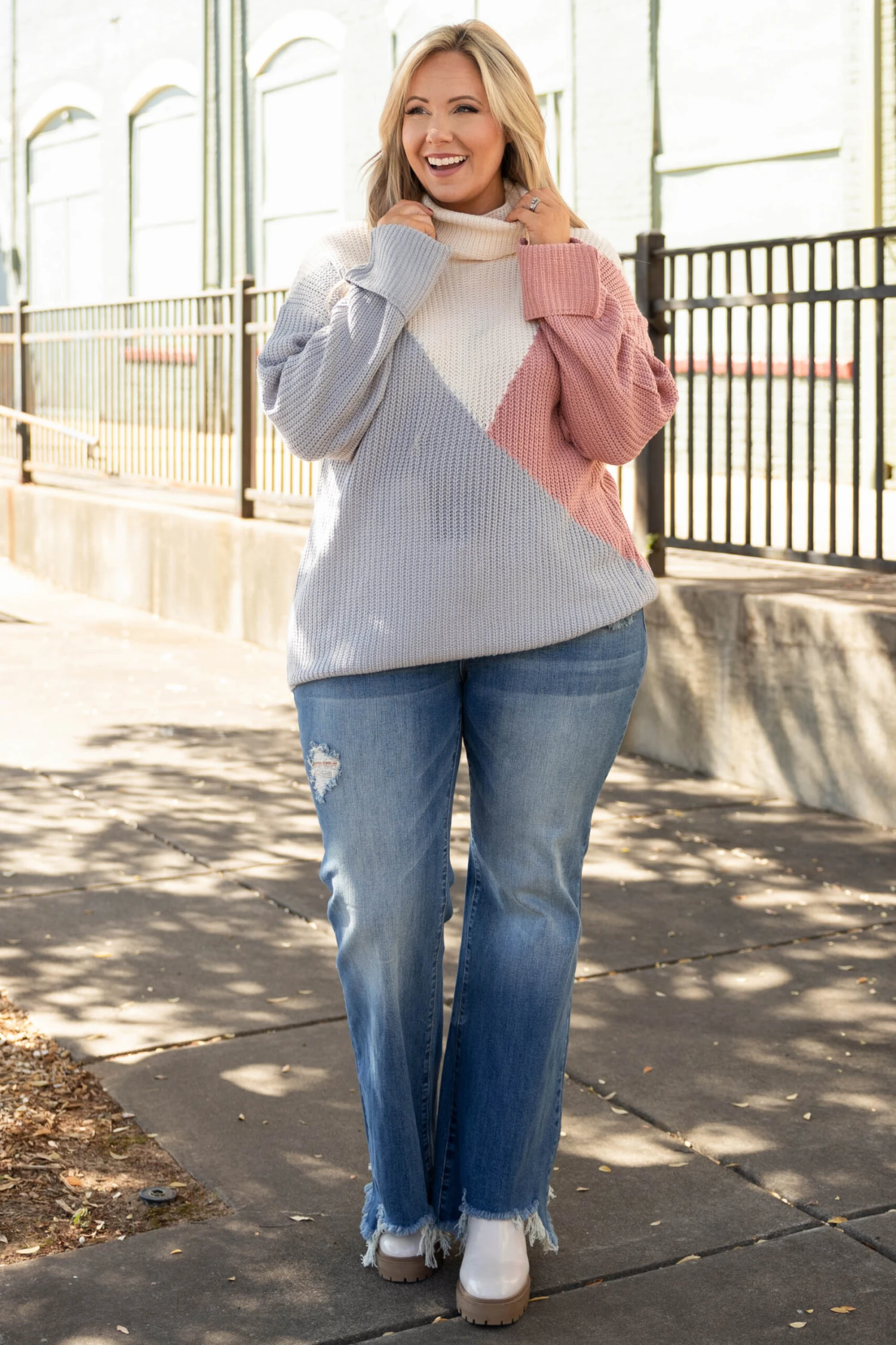 Solving Problems Sweater, Pink Multi 5 Solving Problems Sweater, Pink Multi - Image 3