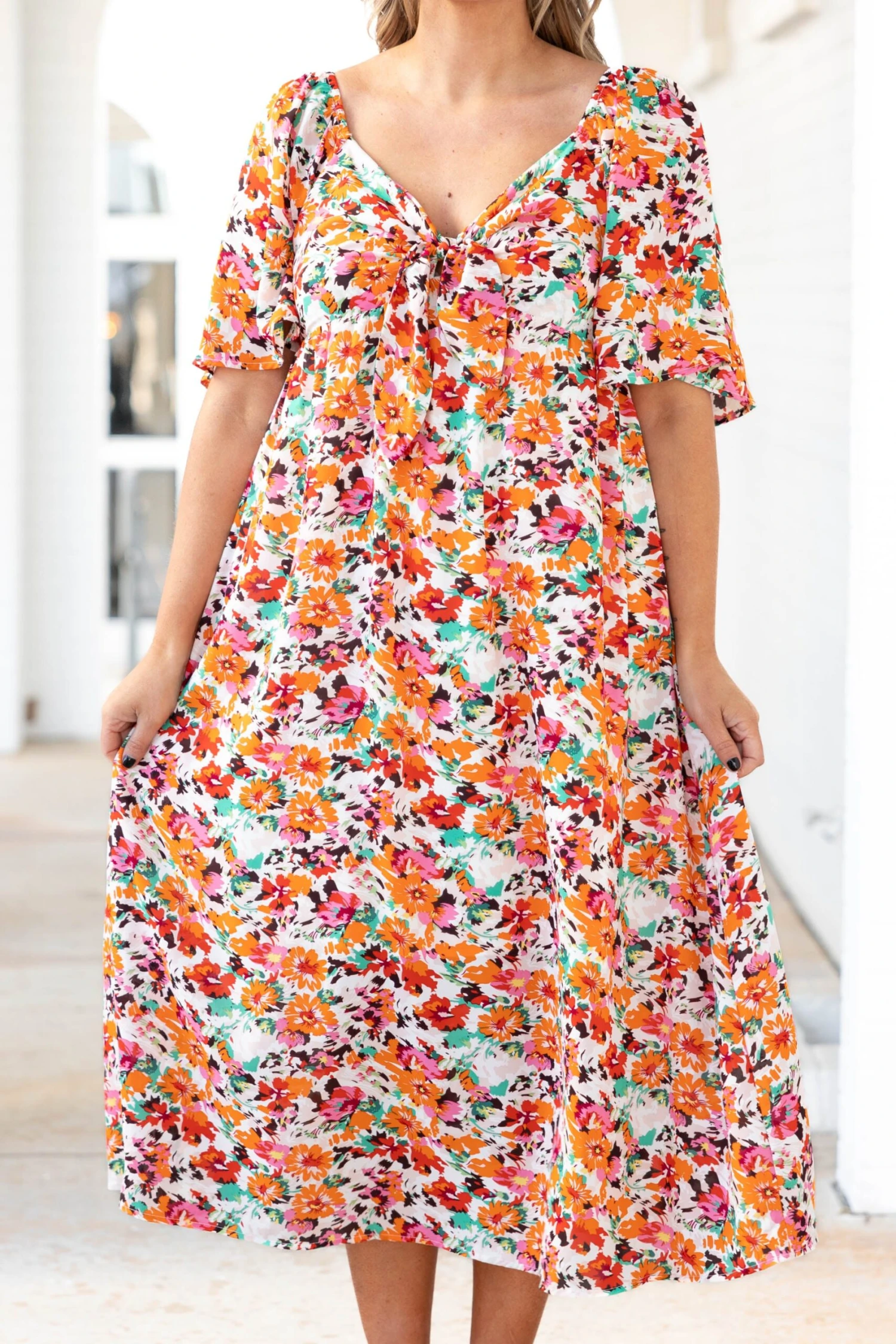 Someday We Will Know Dress, Orange 6 Someday We Will Know Dress, Orange - Image 4