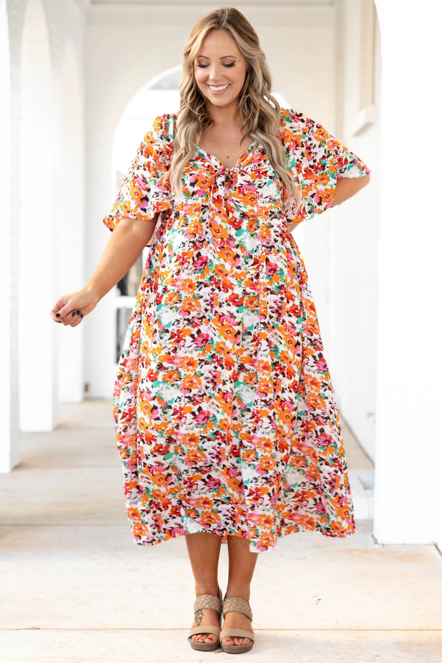 Someday We Will Know Dress, Orange 4 Someday We Will Know Dress, Orange - Image 2