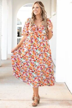 Someday We Will Know Dress, Orange 10 Someday We Will Know Dress, Orange -Chic Soul Store SomedayWeWillKnowDress Orange 2298