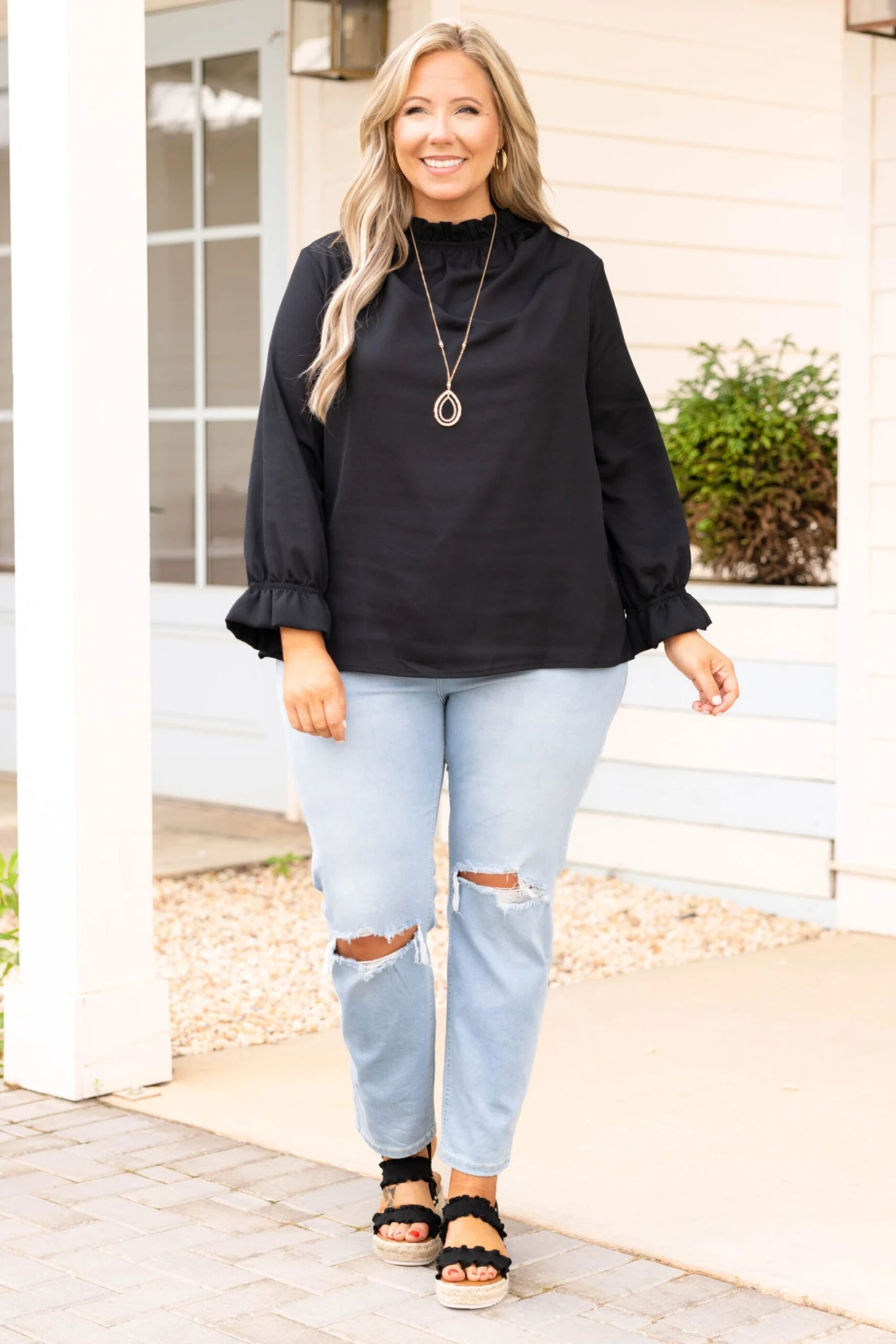 Someone Sweet Top, Black 5 Someone Sweet Top, Black - Image 3