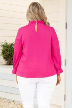 Someone Sweet Top, Fuchsia -Chic Soul Store SomeoneSweetTop Fuchsia